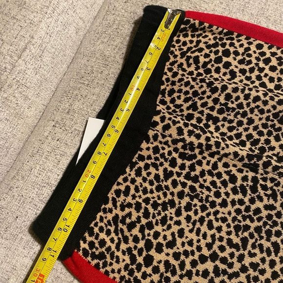 NWT ASOS Leopard Knitted Stirrup Leggings Womens 2 - Picture 11 of 12